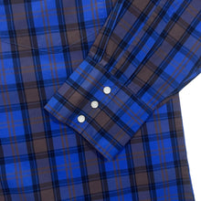 Load image into Gallery viewer, Vintage Wrangler Cowboy Western Plaid Check Pearl Snap Popper Long Sleeve Shirt
