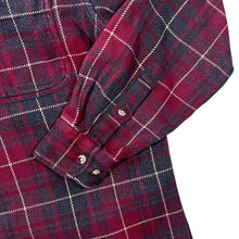 Load image into Gallery viewer, Vintage Angelo Litrico Red Grey Plaid Check Lumberjack Long Sleeve Flannel Shirt
