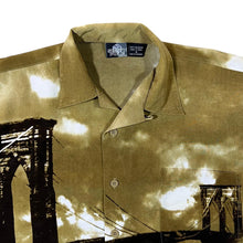 Load image into Gallery viewer, Early 00&#39;s Southpole Hip Hop Y2K Streetwear All-Over Print Brown Short Sleeve Shirt
