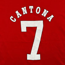 Load image into Gallery viewer, Vintage 90&#39;s Screen Stars MANCHESTER UNITED FC Eric Cantona Football Graphic Single Stitch T-Shirt
