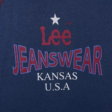 Load image into Gallery viewer, Vintage 90&#39;s Lee Jeanswear &quot;Kansas USA&quot; Spellout Graphic Thick Cotton T-Shirt
