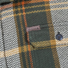 Load image into Gallery viewer, ORVIS Classic Earth Toned Lumberjack Plaid Check Heavy Cotton Long Sleeve Flannel Shirt
