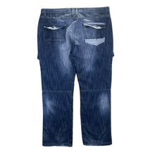 Load image into Gallery viewer, Early 00&#39;s AIRWALK Carpenter Cargo Skater Style Blue Denim Jeans
