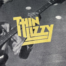 Load image into Gallery viewer, THIN LIZZY Phil Lynott All-Over Spellout Print Graphic Blues Hard Rock Band T-Shirt
