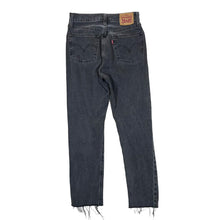 Load image into Gallery viewer, LEVI&#39;S 501 Classic Washed Black Denim Straight Leg Jeans
