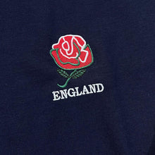 Load image into Gallery viewer, Early 00&#39;s Rugby Sports ENGLAND RUGBY Embroidered Patch Logo Long Sleeve Rugby Polo Shirt
