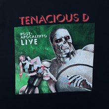 Load image into Gallery viewer, Tenacious D "Post-Apocalypto Live" Comedy Hard Rock Heavy Metal Music Band T-Shirt
