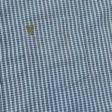 Load image into Gallery viewer, Early 00&#39;s GUINNESS Classic Embroidered Mini Pocket Logo Blue Check Short Sleeve Cotton Shirt
