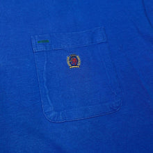 Load image into Gallery viewer, Vintage TOMMY HILFIGER Classic Embroidered Crest Logo Pocket Cotton T-Shirt
