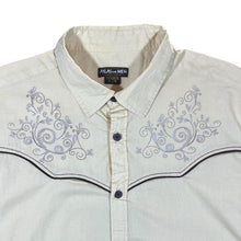 Load image into Gallery viewer, ATLAS FOR MEN Cowboy Western Cream Cotton Long Sleeve Shirt
