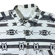 Load image into Gallery viewer, Vintage 90&#39;s Oxbow Jeans Aztec Crazy Patterned Long Sleeve Cotton Flannel Shirt
