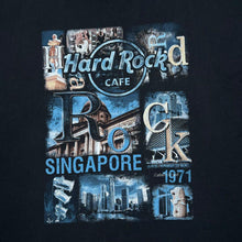 Load image into Gallery viewer, HARD ROCK CAFE &quot;Singapore&quot; Landmark Souvenir Logo Spellout Graphic T-Shirt

