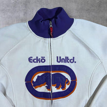 Load image into Gallery viewer, Ecko Unltd. Embroidered Logo Spellout Y2K Hip Hop Zip Sweatshirt Top
