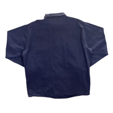 Load image into Gallery viewer, Steel Guard Essentials FR Cat 2 Dark Navy Cotton Nylon Long Sleeve Work Shirt
