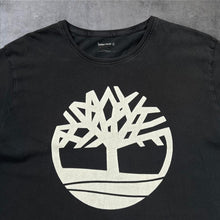 Load image into Gallery viewer, Timberland Classic Big Logo Graphic Short Sleeve Cotton Black T-Shirt
