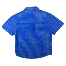 Load image into Gallery viewer, The North Face TNF Blue Check Utility Outdoor Hiking Short Sleeve Shirt
