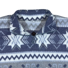 Load image into Gallery viewer, Vintage Festive Winter Crazy Patterned 1/4 Zip Pullover Fleece Sweatshirt
