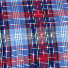 Load image into Gallery viewer, Vintage RALPH LAUREN &quot;Blake&quot; Tartan Plaid Check Mini Logo Short Sleeve Button-Up Shirt
