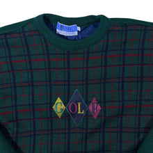 Load image into Gallery viewer, Vintage LXIV By Stylo &quot;Golf&quot; Embroidered Check ISO Thermal Windbreaker Lined Jumper
