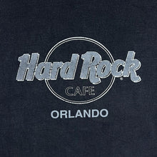 Load image into Gallery viewer, Vintage 90's HARD ROCK CAFE "Orlando" Souvenir Logo Spellout Graphic Black T-Shirt
