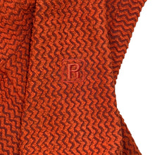 Load image into Gallery viewer, PATAGONIA Classic Mini Logo Orange Waffle Textured 1/2 Zip Fleece Sweatshirt
