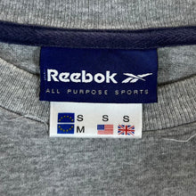 Load image into Gallery viewer, Early 00&#39;s REEBOK Embroidered Mini Logo Spellout Grey Long Sleeve T-Shirt
