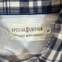 Load image into Gallery viewer, Levi&#39;s Special Edition Western Blue Grey Check Popper Button Long Sleeve Shirt
