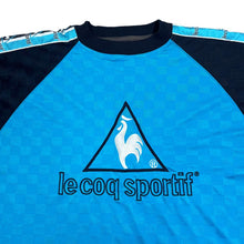 Load image into Gallery viewer, Vintage LE COQ SPORTIF Embroidered Logo Spellout Tape Sleeve Polyester Sports Jersey T-Shirt

