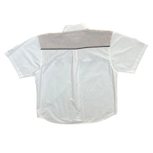 Load image into Gallery viewer, Vintage Cowboy Western Style White Beige Short Sleeve Shirt
