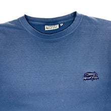 Load image into Gallery viewer, Early 00&#39;s WEIRD FISH Classic Embroidered Mini Logo Faded Blue Short Sleeve T-Shirt
