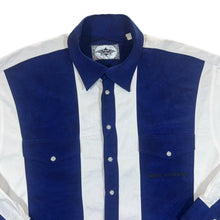 Load image into Gallery viewer, Vintage STARS &amp; STRIPED Colour Block Striped Cowboy Western Long Sleeve Shirt
