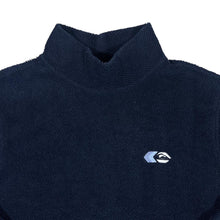 Load image into Gallery viewer, Vintage QUIKSILVER Embroidered Mini Logo Surfer Skater Mock High Neck Fleece Sweatshirt
