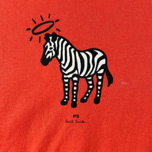 Load image into Gallery viewer, PAUL SMITH &quot;PS&quot; Zebra Cartoon Mini Logo Spellout Graphic T-Shirt
