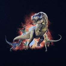 Load image into Gallery viewer, Universal Jurassic World Dinosaur Sci-Fi Movie Graphic Black T-Shirt
