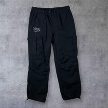 Load image into Gallery viewer, Ed Hardy x Urban Outfitters Y2K Goth Windbreaker Parachute Cargo Pants Bottoms
