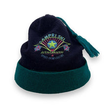 Load image into Gallery viewer, Vintage 90&#39;s CAMPRI SKI &quot;Action Skiwear&quot; Embroidered Logo Spellout Tassle Beanie Hat
