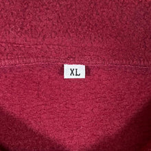 Load image into Gallery viewer, Vintage Classic Basic Blank Red 1/4 Zip Fleece Sweatshirt
