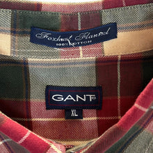 Load image into Gallery viewer, Vintage GANT &quot;Foxhunt Flannel&quot; Plaid Check Long Sleeve Cotton Button-Up Shirt
