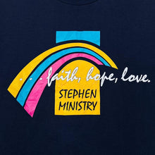 Load image into Gallery viewer, Vintage 90’s Stephen Ministry “Faith, Hope, Love” Religious Graphic Single Stitch T-Shirt

