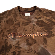 Load image into Gallery viewer, CHAMPION Elite Classic Embroidered Big Logo Spellout Tie Dye Crewneck Sweatshirt
