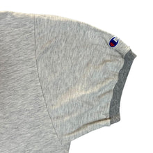 Load image into Gallery viewer, CHAMPION Classic Embroidered Mini Logo Grey Short Sleeve Ringer T-Shirt
