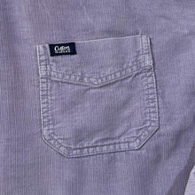 Load image into Gallery viewer, COTTON TRADERS Classic Purple Corduroy Cord Long Sleeve Cotton Shirt

