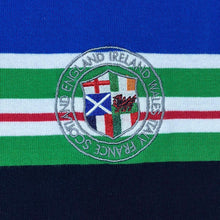 Load image into Gallery viewer, Cotton Traders Six Nations Rugby Multi Colour Striped Long Sleeve Polo Shirt
