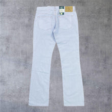 Load image into Gallery viewer, Deadstock Calvin Klein CK Jeans Bootcut Fit Zip Fly Lilac-Blue Denim Jeans
