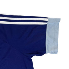 Load image into Gallery viewer, Adidas Three Stripe Big Logo Navy Blue Short Sleeve Polyester Sports T-Shirt
