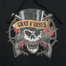 Load image into Gallery viewer, H&amp;M x GUNS N ROSES Glam Metal Hard Rock Band Reprint Pullover Cropped Hoodie
