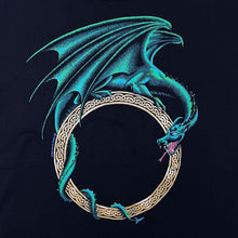 Load image into Gallery viewer, Vintage JT's Gothic Celtic Fantasy Dragon Graphic Black T-Shirt
