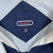 Load image into Gallery viewer, Vintage 90&#39;s ROSSETTI Classic Navy Blue Windbreaker Bomber Jacket
