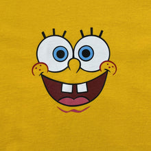 Load image into Gallery viewer, SPONGEBOB SQUAREPANTS (2006) Nickelodeon Character Cartoon TV Show Graphic Yellow T-Shirt
