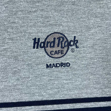 Load image into Gallery viewer, Vintage HARD ROCK CAFE "Madrid" Embroidered Mini Logo Souvenir Short Sleeve Polo Shirt
